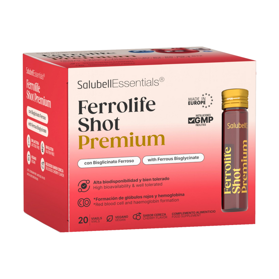 Коробка Salubell Ferrolife Shot Premium, 20 флаконов по 10 мл.