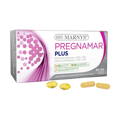 MARNYS Pregnamar Plus, 30 hard and 30 soft gel capsules