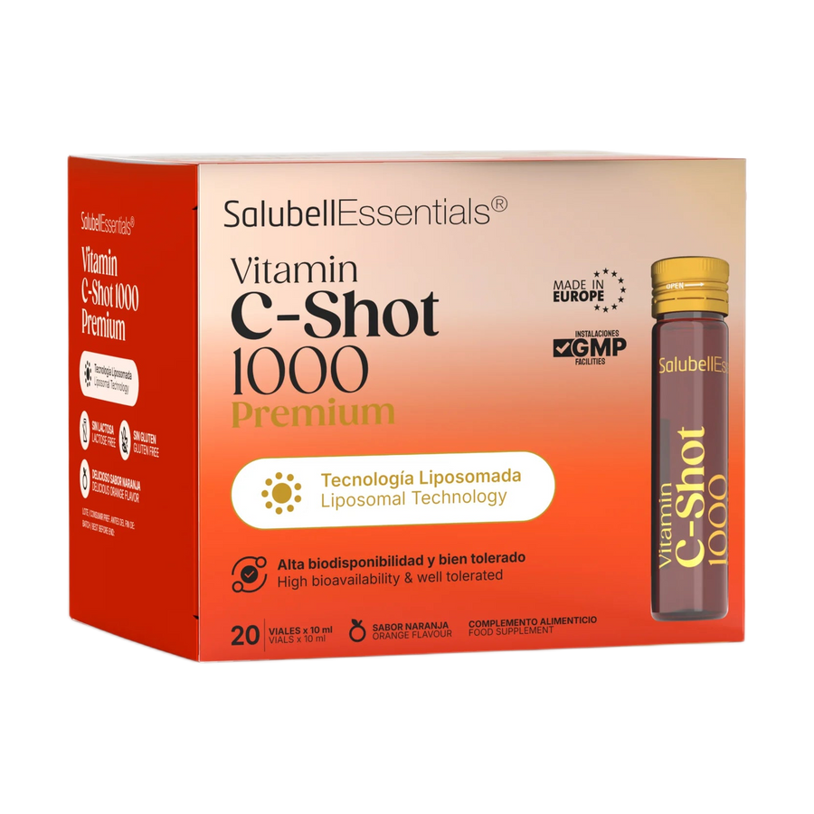 Коробка Salubell Vitamin C-Shot 1000, 20 флаконов по 10 мл.