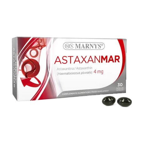 Коробка MARNYS Astaxanmar с капсулами, 30 капсул.