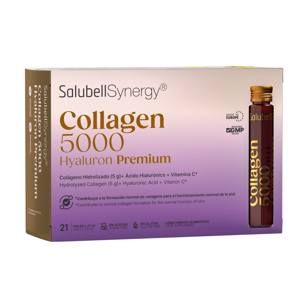 Коробка Salubell Collagen 5000 Hyaluron Premium, 21 флакон по 25 мл.