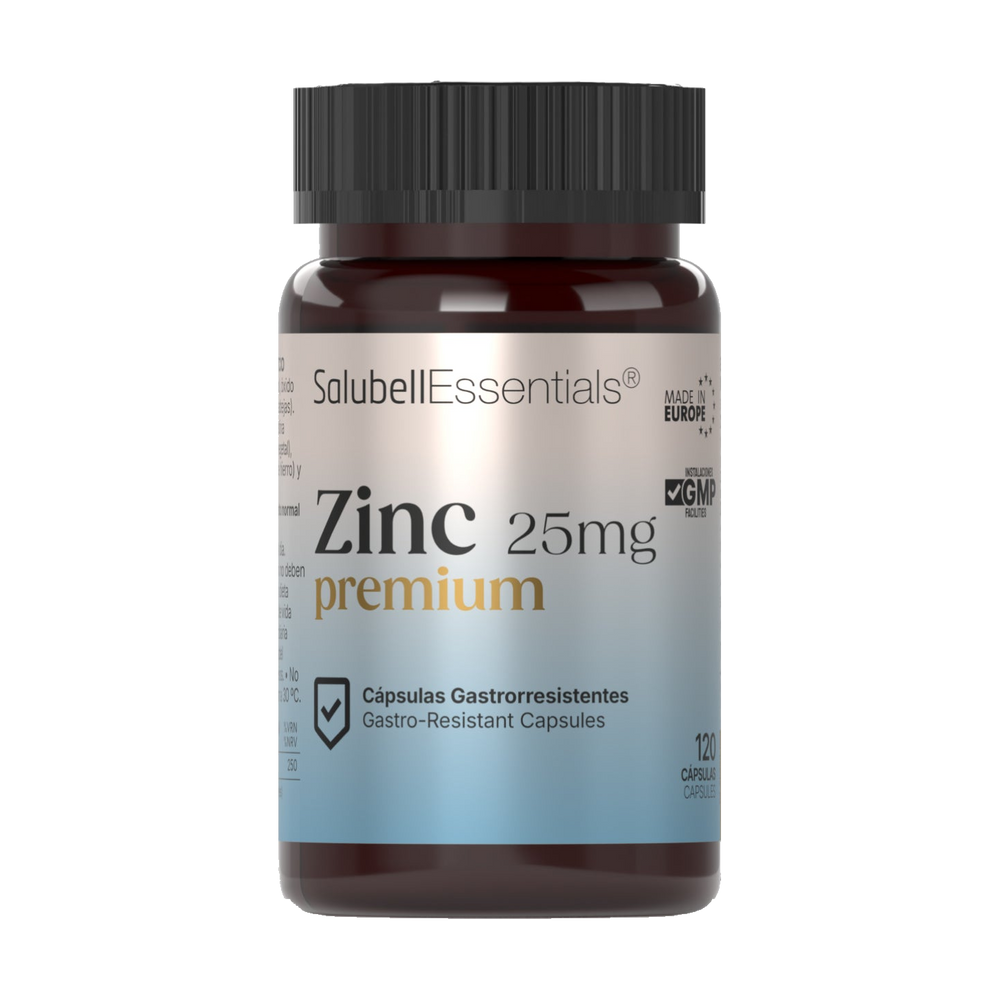 Salubell Zinc 25 mg Premium, 120-capsule pack