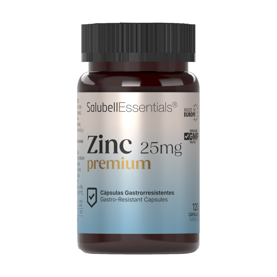 Salubell Zinc 25 mg Premium, 120-capsule pack
